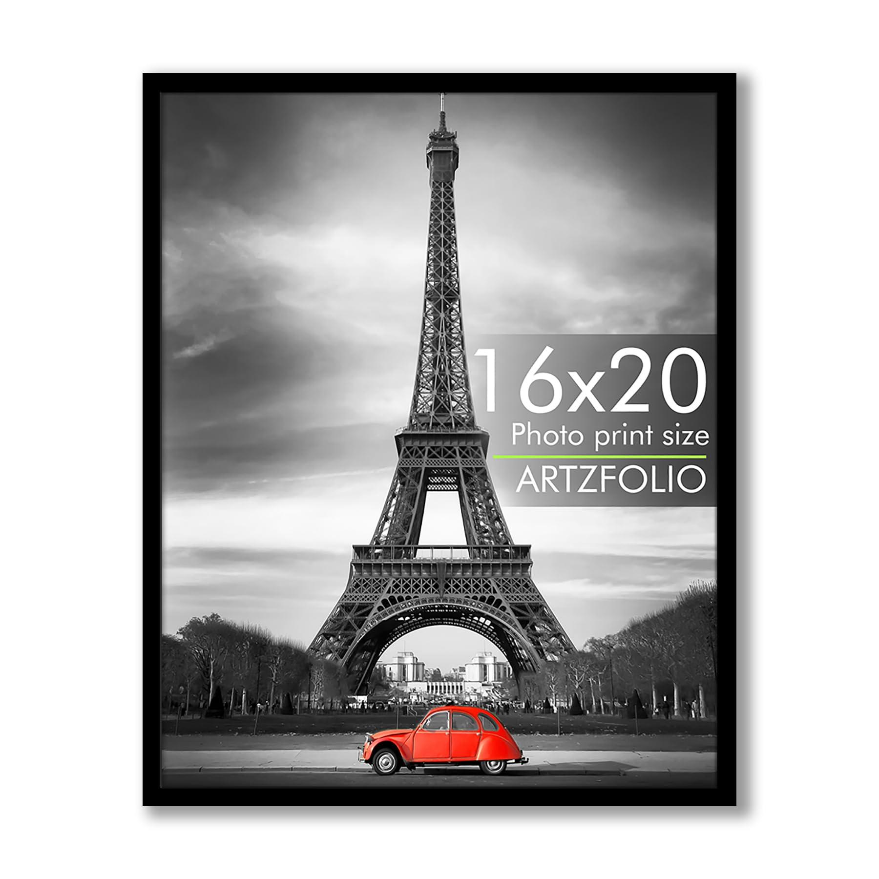 ArtzFolio Wall Photo Frame D572 | Extra Large Size Wall Photo Frames | Big Oversize Picture Frames Bedroom, Home & Office | Black | 16x20 inch (41x51 cms)