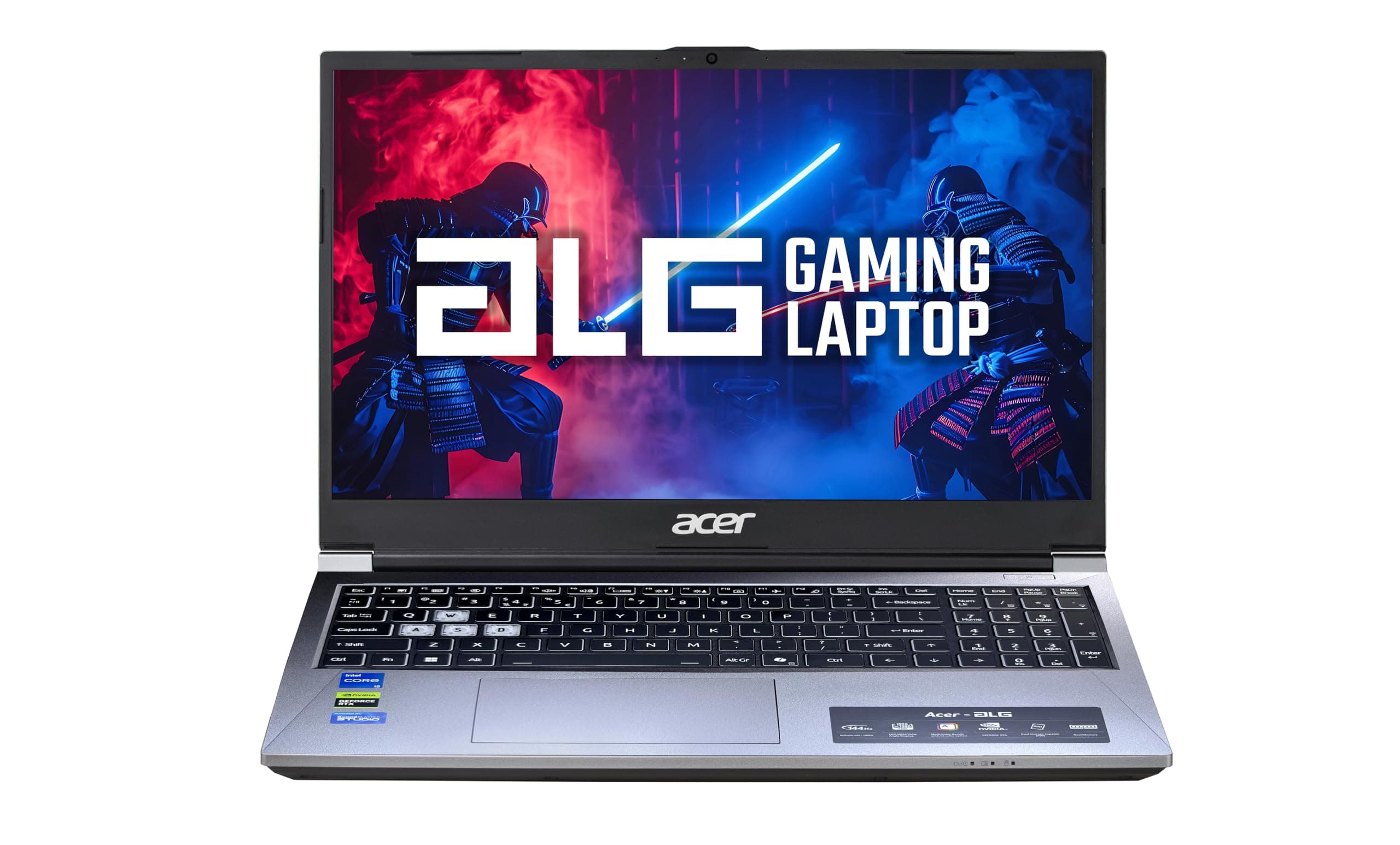 Acer ALG, Intel Core5-210H Processor, NVIDIA GeForceRTX 3050-4GB DDR6,16GB RAM/ 512GB SSD, FHD 15.6", 144Hz, Win 11 Home, Titanium Gray, 1.99 KG, AL15G-53, Gaming Laptop