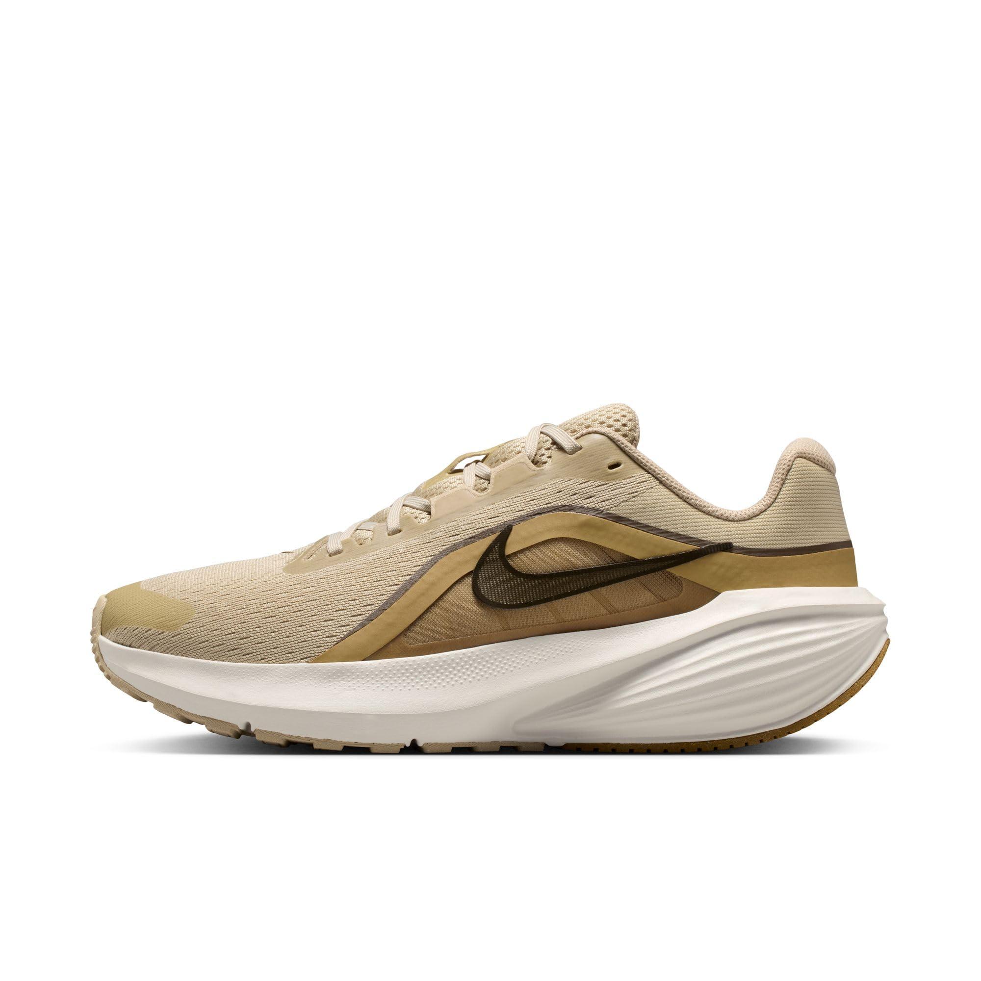 Nike Mens Downshifter 14 Desert Khaki/Dark Hazel Sail Filbert Running Shoes UK 8