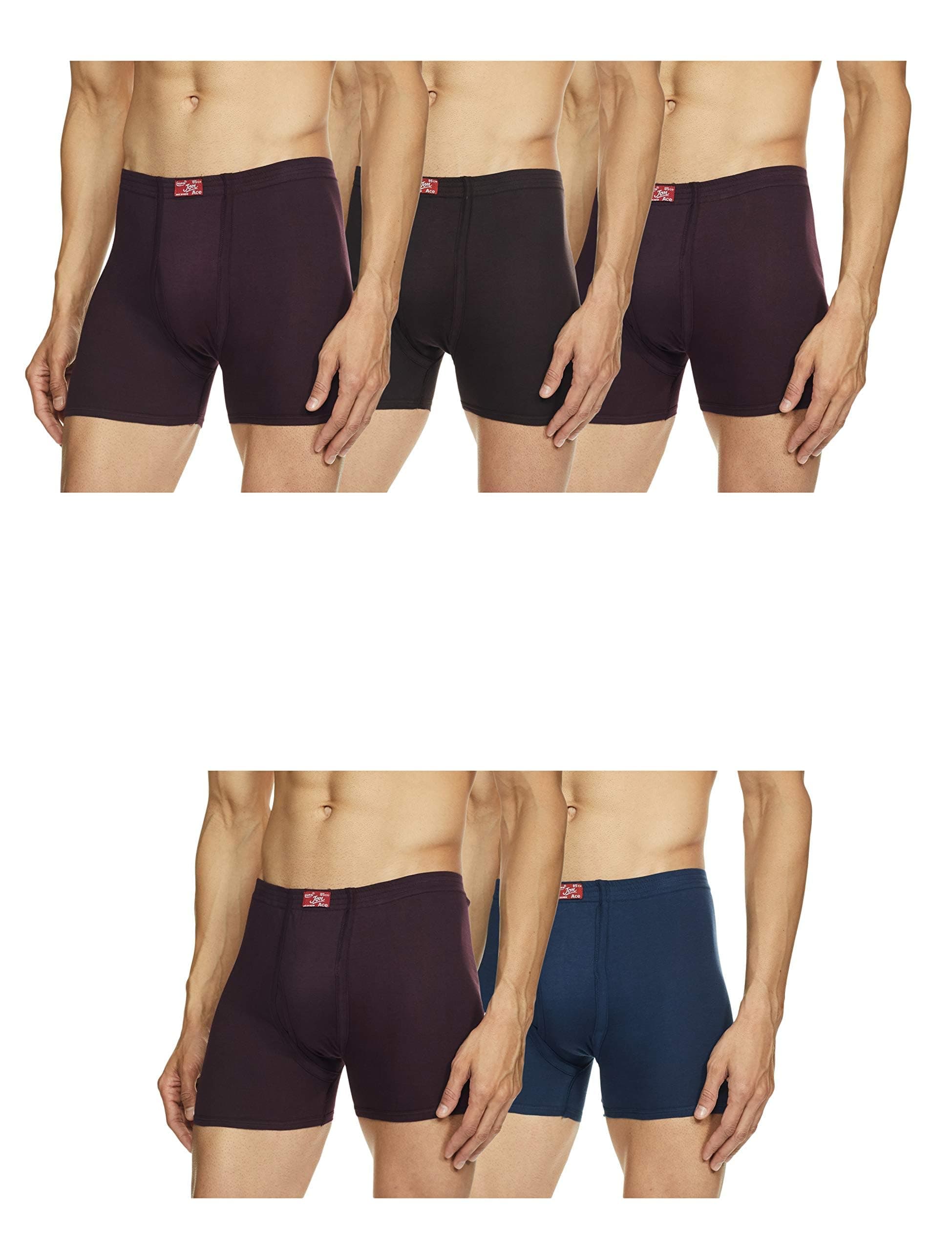 Rupa Men's Cotton Trunks (Pack of 5) (RJNJNRTDRIE500TRUE_90 Cm_Multicolour_90 Cm)