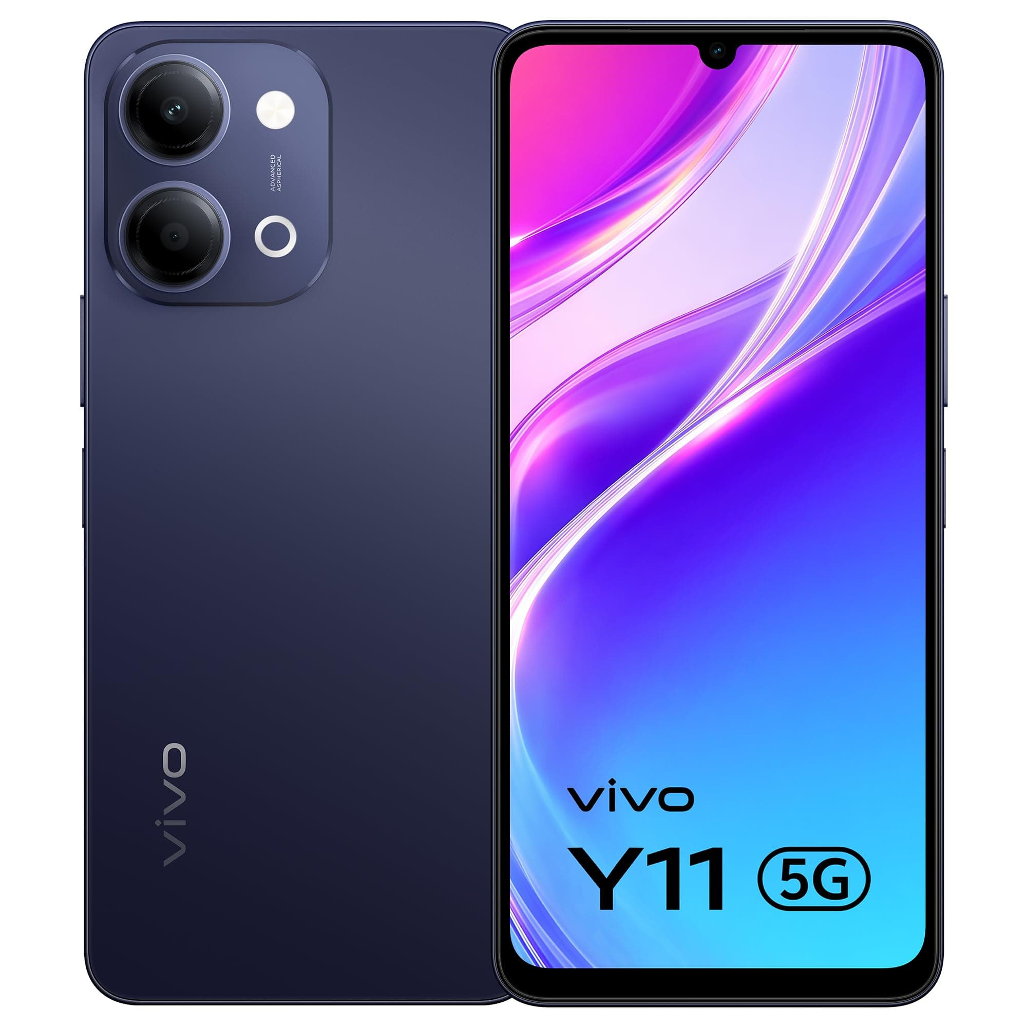 vivo Y11 5G (Mystic Blue, 4GB RAM, 128GB Storage) with No Cost EMI/Additional Exchange Offers