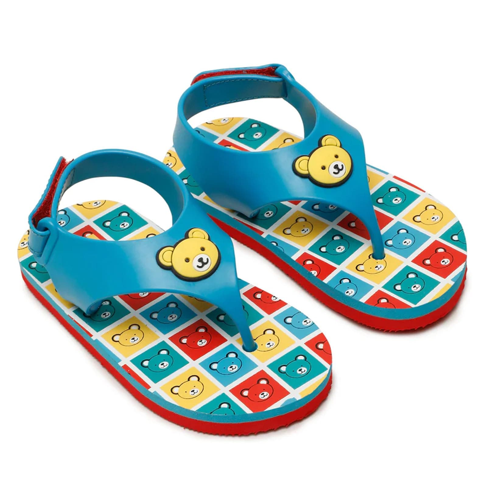 ONYC Flip Flop Slippers for Baby Girl and Baby Boy, Indoor and Outdoor Slipper for Kids with Strap (Sky Blue, UK Footwear Size System, Toddler, Age Range, Wide, 18 Months, 24 Months)