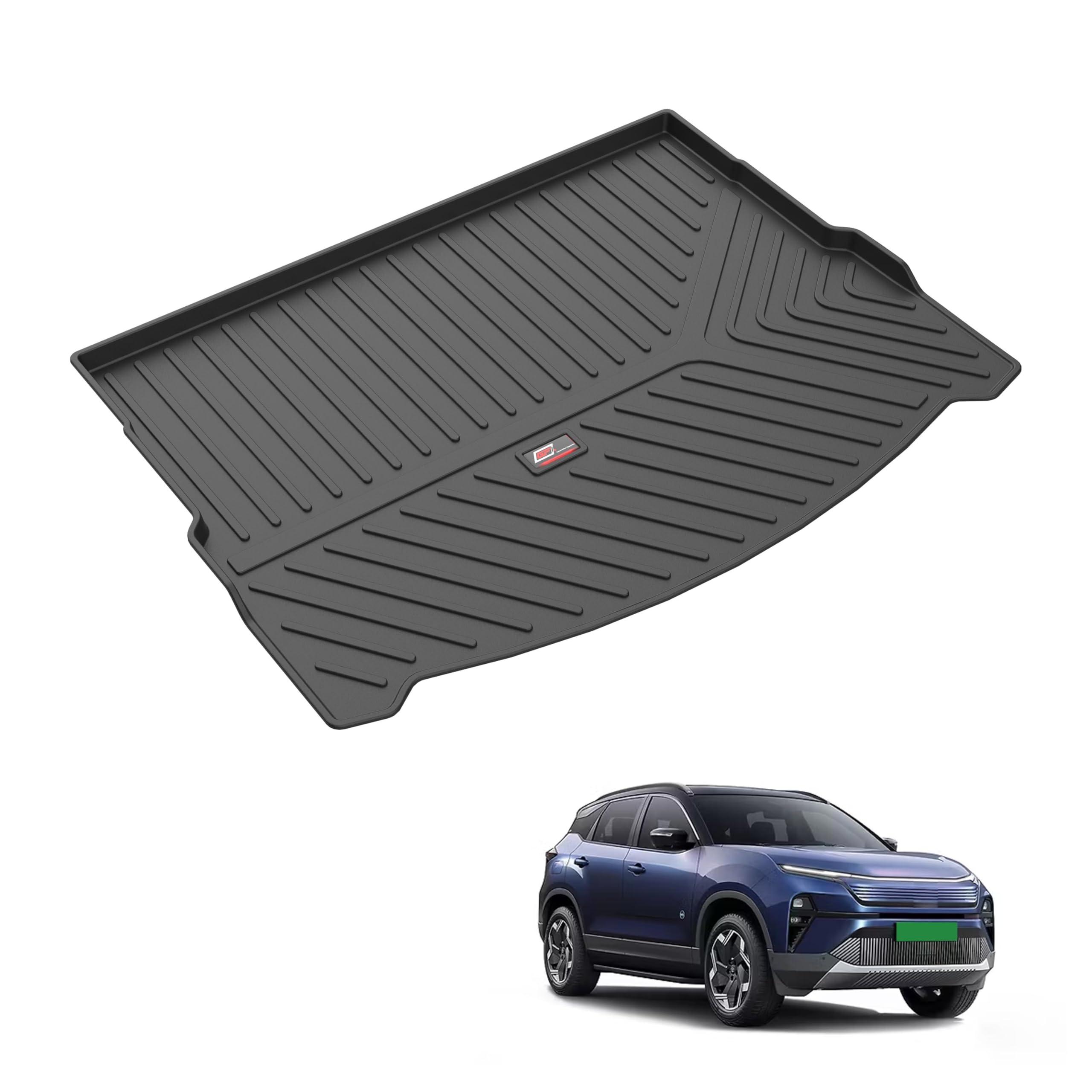 GFX Heavy Duty Dicky Trunk Mat forTata Harrier EV 2025 Onwards | Waterproof Anti-Slip Boot Mat | Custom Fit Cargo Liner | All Weather Protection | Easy Clean Car Trunk Floor Mat