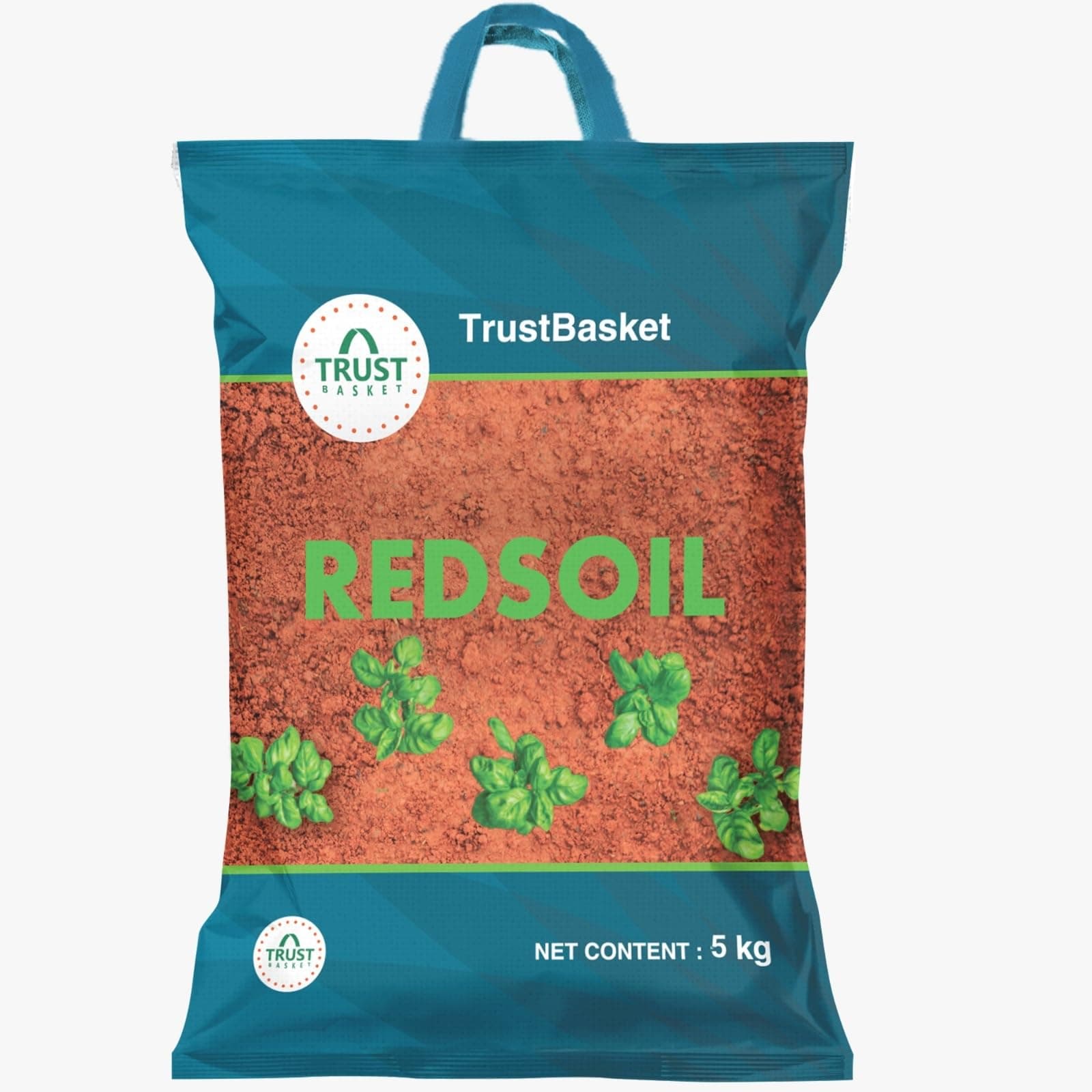 TrustBasket Garden Red Soil - 20 Kg (5Kg - Set of 4) | Fertilizer for Plants | Manure for Home Gardening