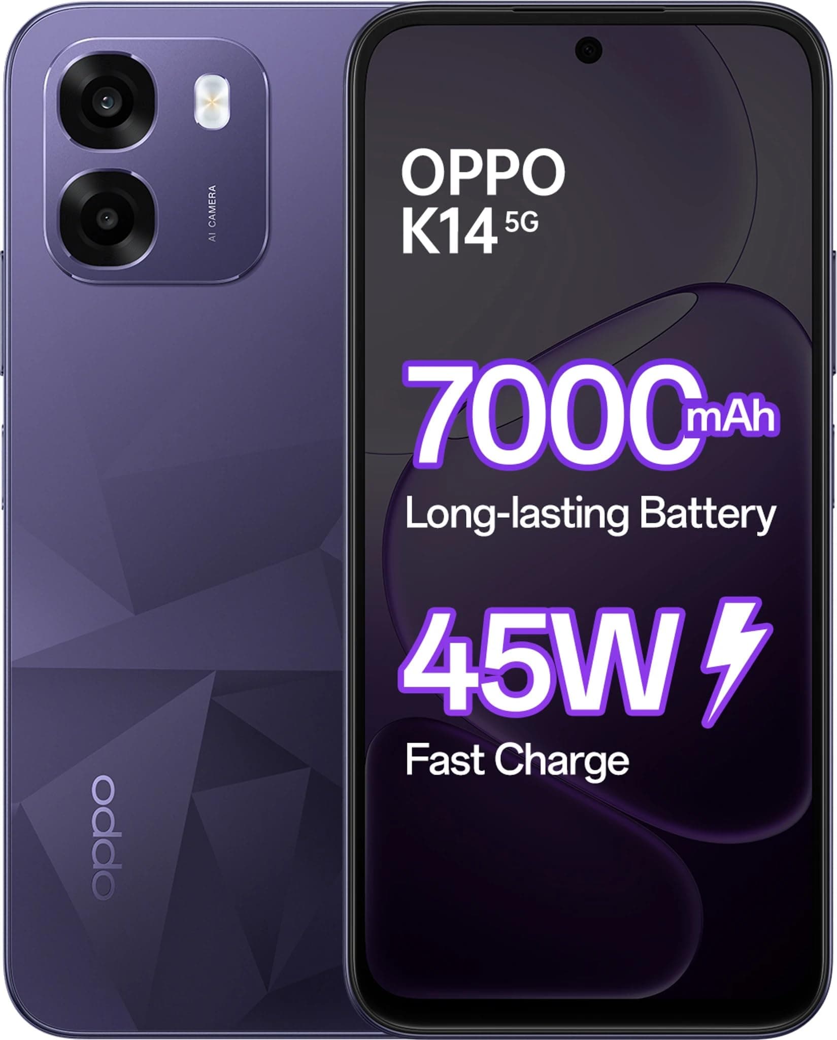 OPPO K14 G 6GB RAM 256GB Storage (Prism Voilet)