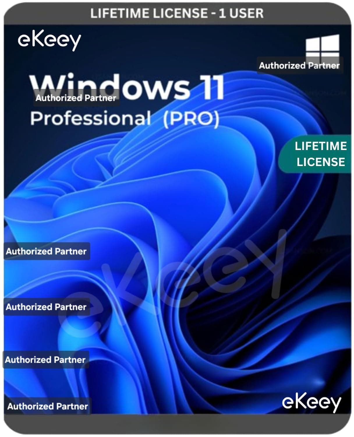 Win 11 Pro (Latest 2026 Edition) Lifetime Activation Retail License Product Key (1 Device, 32/64 Bit) | Permanent Activation | Reinstallation Supported (100% Genuine)