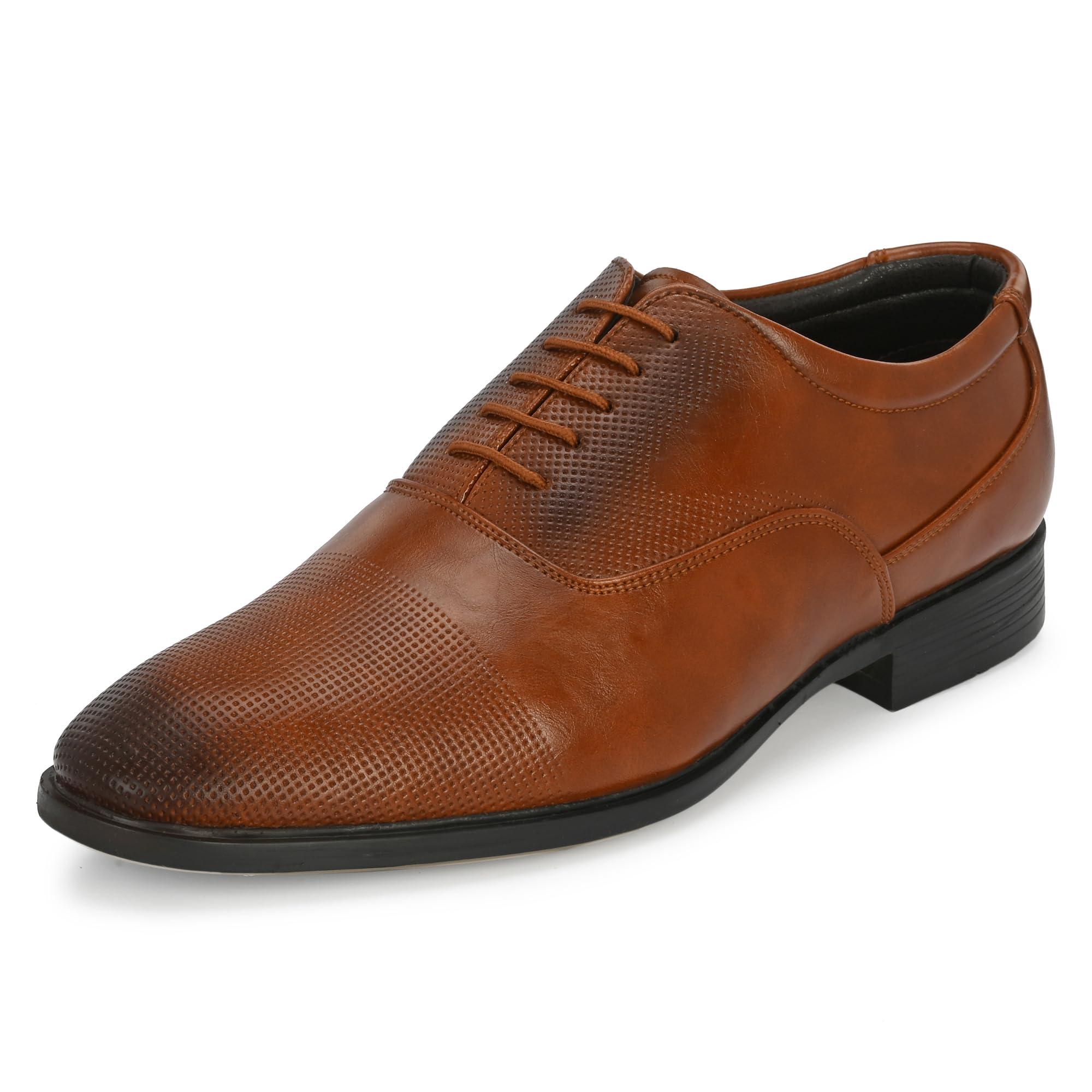 Centrino Mens Formal Shoes 6520-3_Tan_7