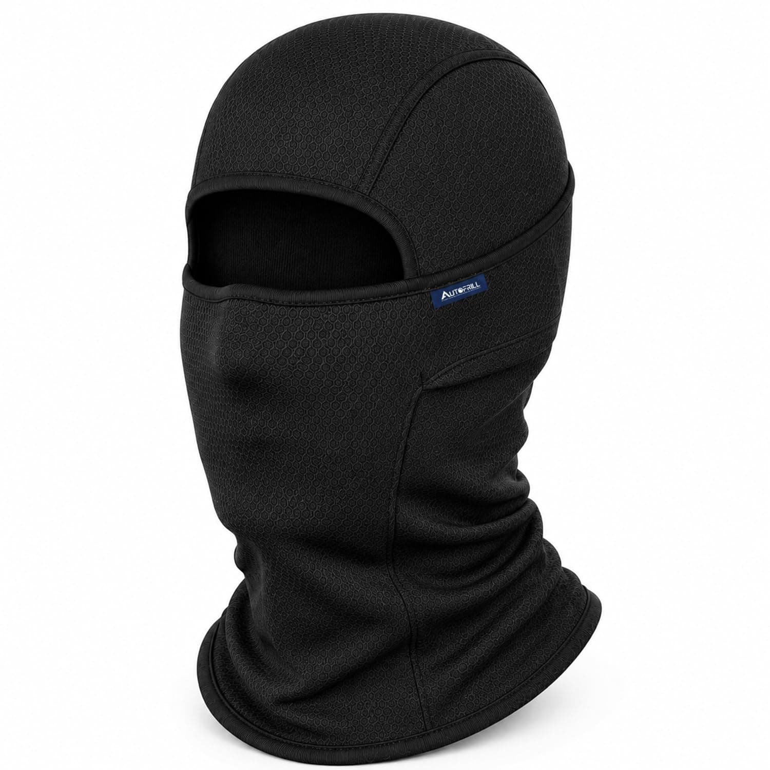 AUTOFRILL Balaclava for Men – Full face mask for Bikers Helmet Liner & Head Cover for Men Breathable Mask for Motorcycle Riding & Cycling (Black, Pack of 1)