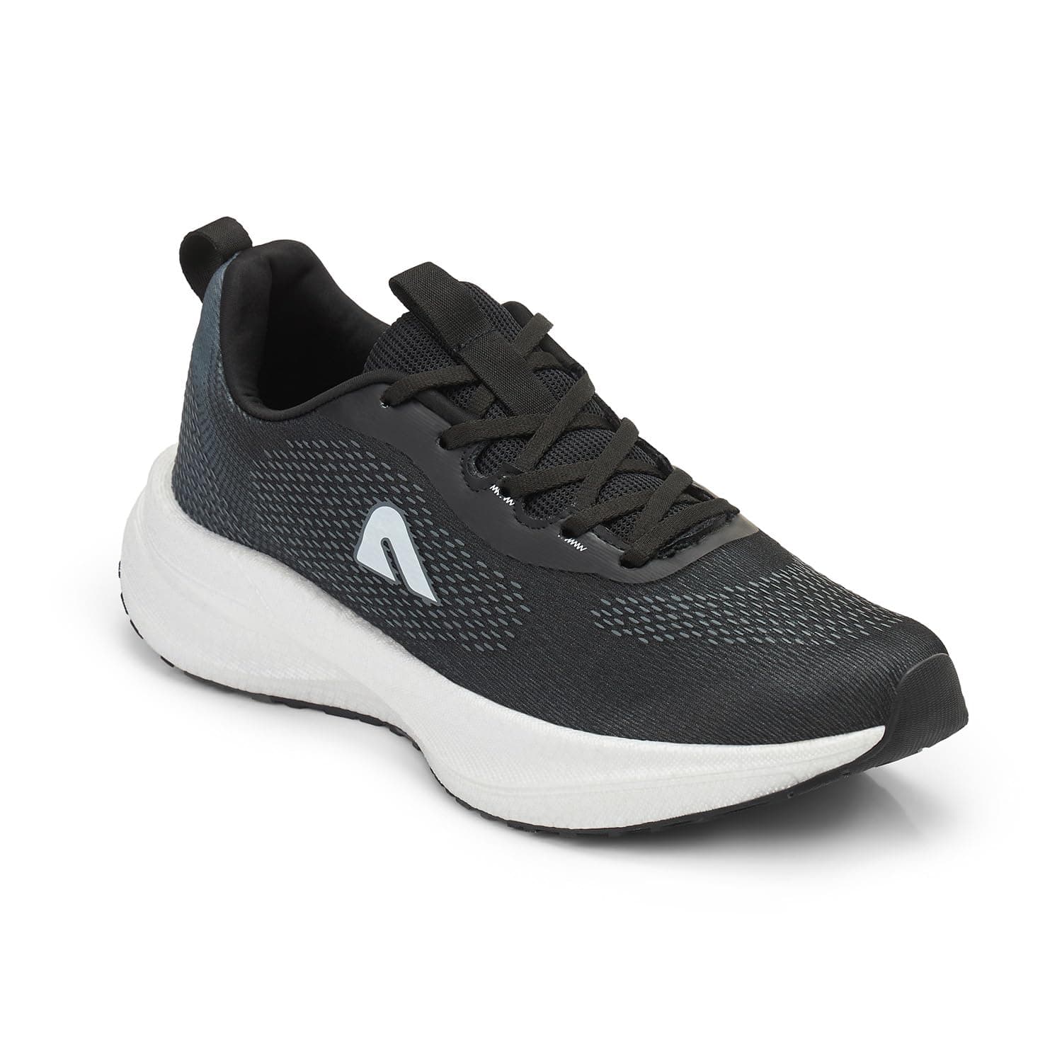 Boldfit Running Shoes for Man Soft Sole Sports Shoes for Men Running Light Weight Shoe for Men Sports Anti Slip Gym Shoe for Man Workout mesh Gym Footwear, Black - 09
