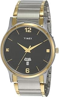 TIMEX Classics Analog Watch for Men with Round Dial & Water Resistant Man's Wrist Watches