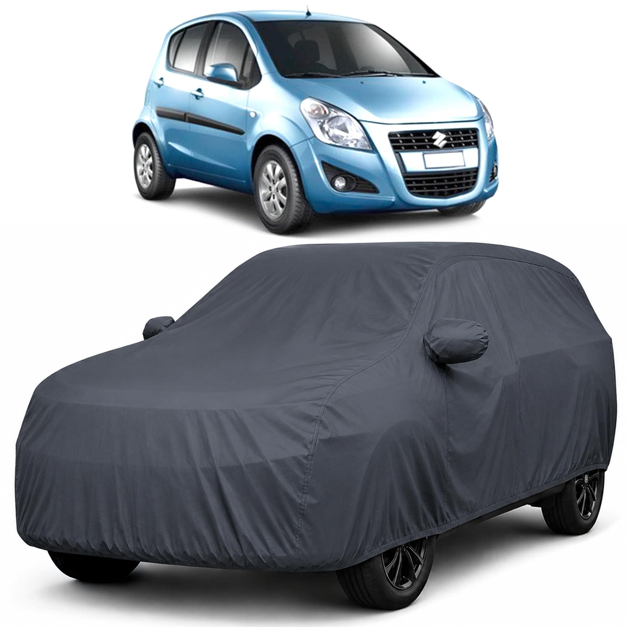 Autofact Premium Car Cover for Ritz | All Weather Waterproof Full Body Car Cover | Light-Weight Triple-Stitched Outdoor Shield with UV Protection, Dustproof & Heat-Resistant