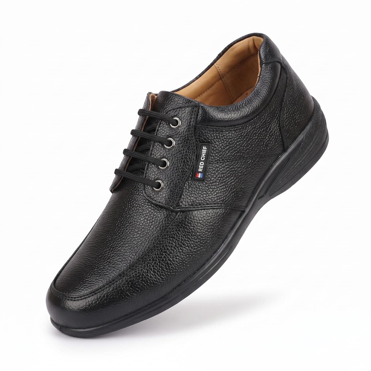 Red Chief Genuine Leather Formal Shoes for Men | Stylish & Comfortable Shoes | Black | RC3506