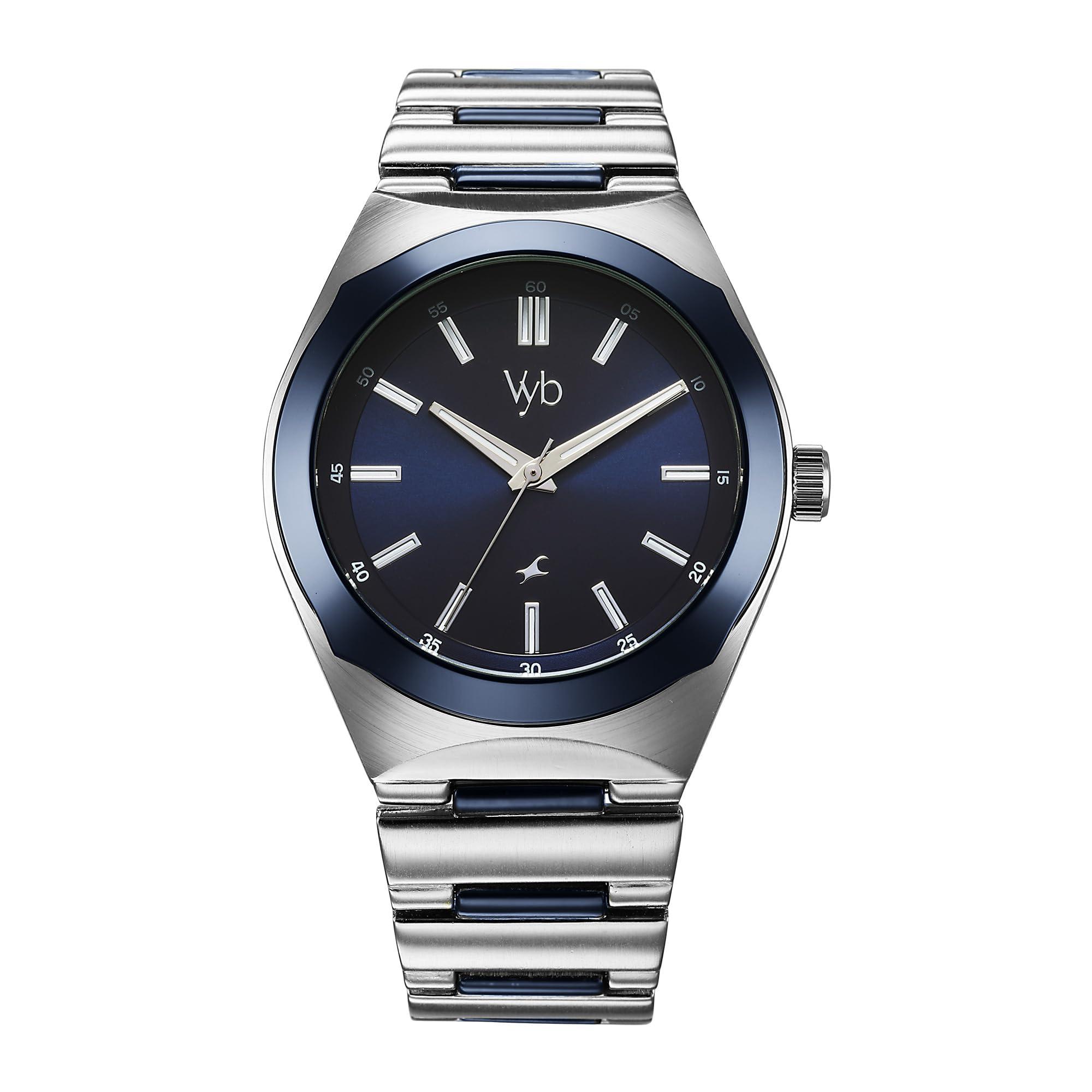 Fastrack Vyb Arcane Quartz Analog Blue Dial Watch for Men