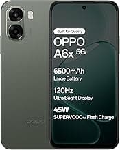 OPPO A6X 5G (Olive Green, 4GB RAM, 64GB Storage) with No Cost EMI/Additional Exchange Offers
