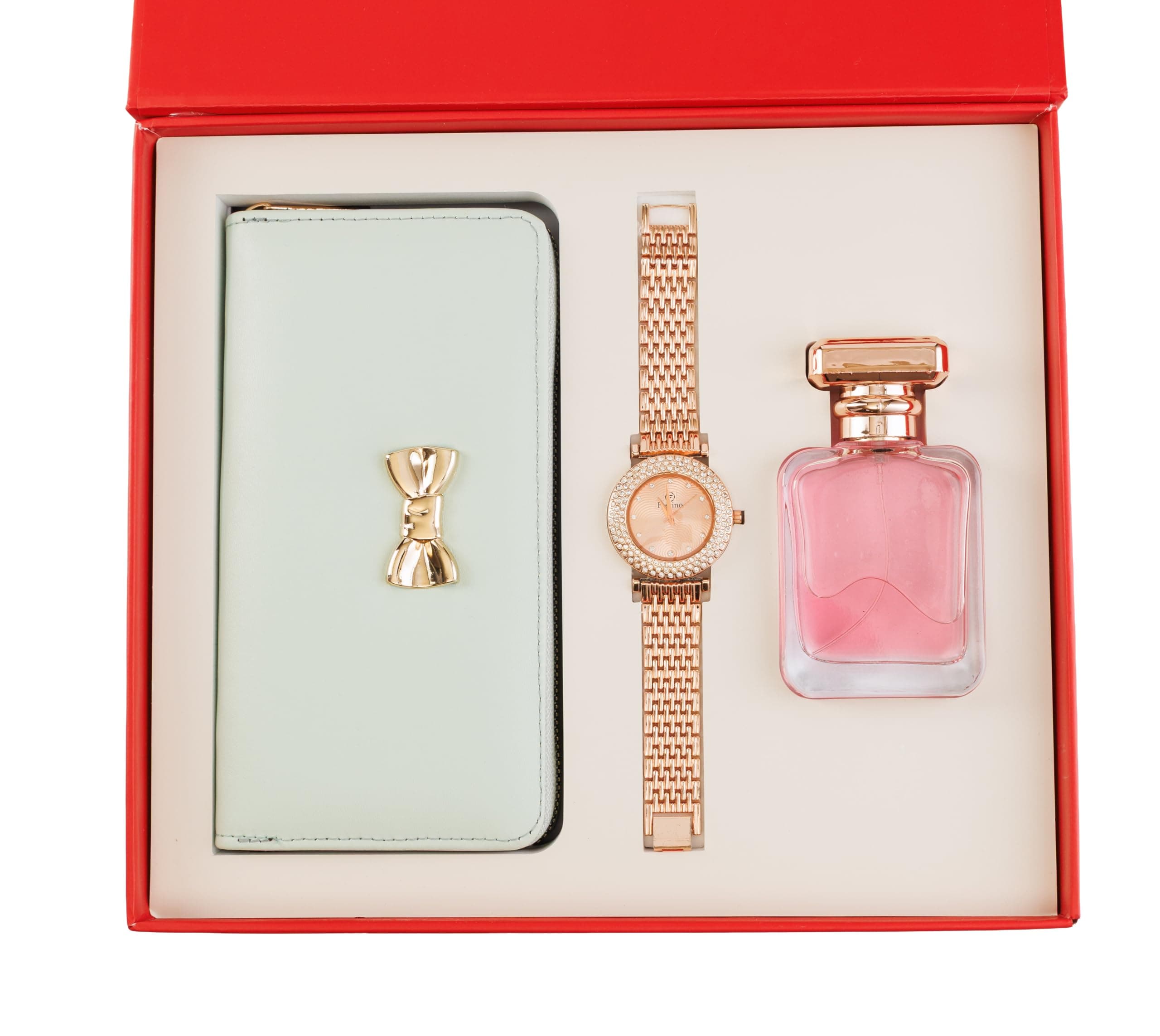 Thy Kalpavruksha Women’s hamper Gift Set Wallet, Watch, Long-Lasting Perfume | gifts for woman | birthday gifts for women | gift for Girlfriend | gift for wife | Rakhi gift for sister | rakhi gift hamper for sister (Light Green)