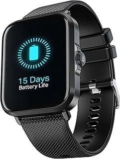 Boat Storm Infinity w/15 Days Extensive Battery Life, Only Charge Twice a Month, Huge 550mAh Battery, Fast Charge, 1.83”(4.65cm) Display, Fitness Tracker, Smart Watch for Men & Women (Active Black)