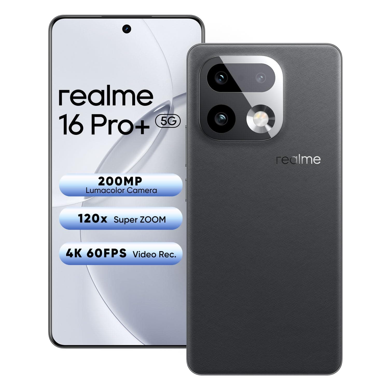 realme 16 Pro+ 5G Smartphone 8+256GB Grey