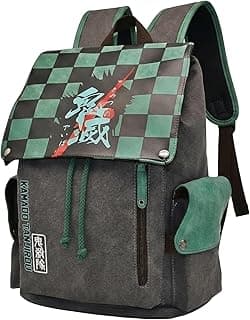 Ruvido Caso Anime Inspired Backpack for Boys & Girls | Stylish Printed Casual School & College Bag | Canvas Laptop Backpack