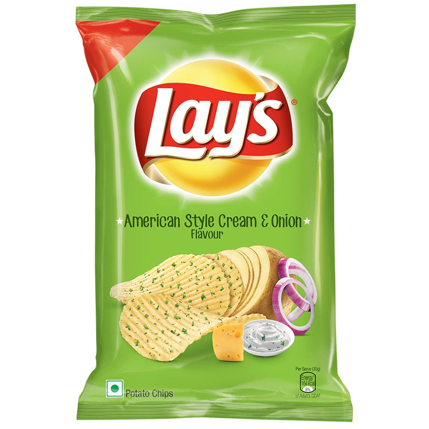 Lay's Lays American Style Cream And Onion 115 gm Pack