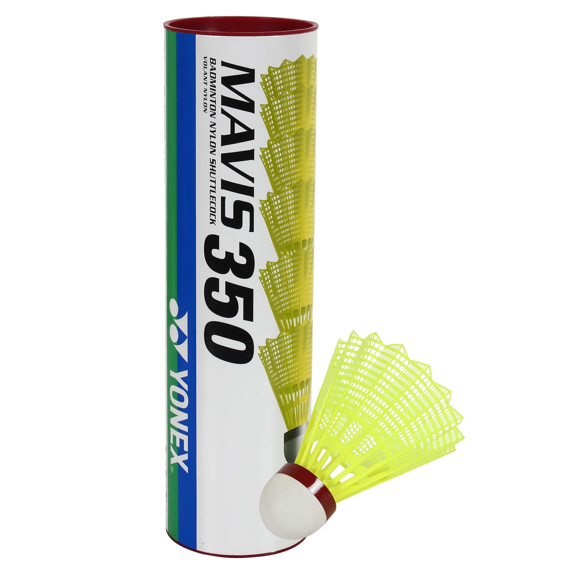 Yonex Mavis 350 Nylon Shuttlecock (Red/Yellow)