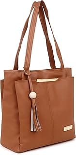 DAISY STAR Women Fashion Tote Purses Stylish Ladies Women and Girls Zip Pocket Canvas Handbag for Office Bag Ladies Travel Shoulder Bag Tote for College Girls