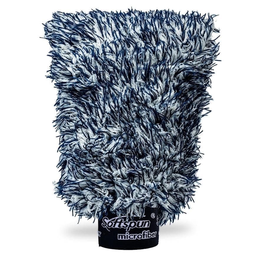 SOFTSPUN Microifber Dual-Fiber, Wet/Dry Use Wash Mitt & 1 Pc| Extra Suds, Removes Tough Dirt & Grime | Works with Bucket & Foam Cannon