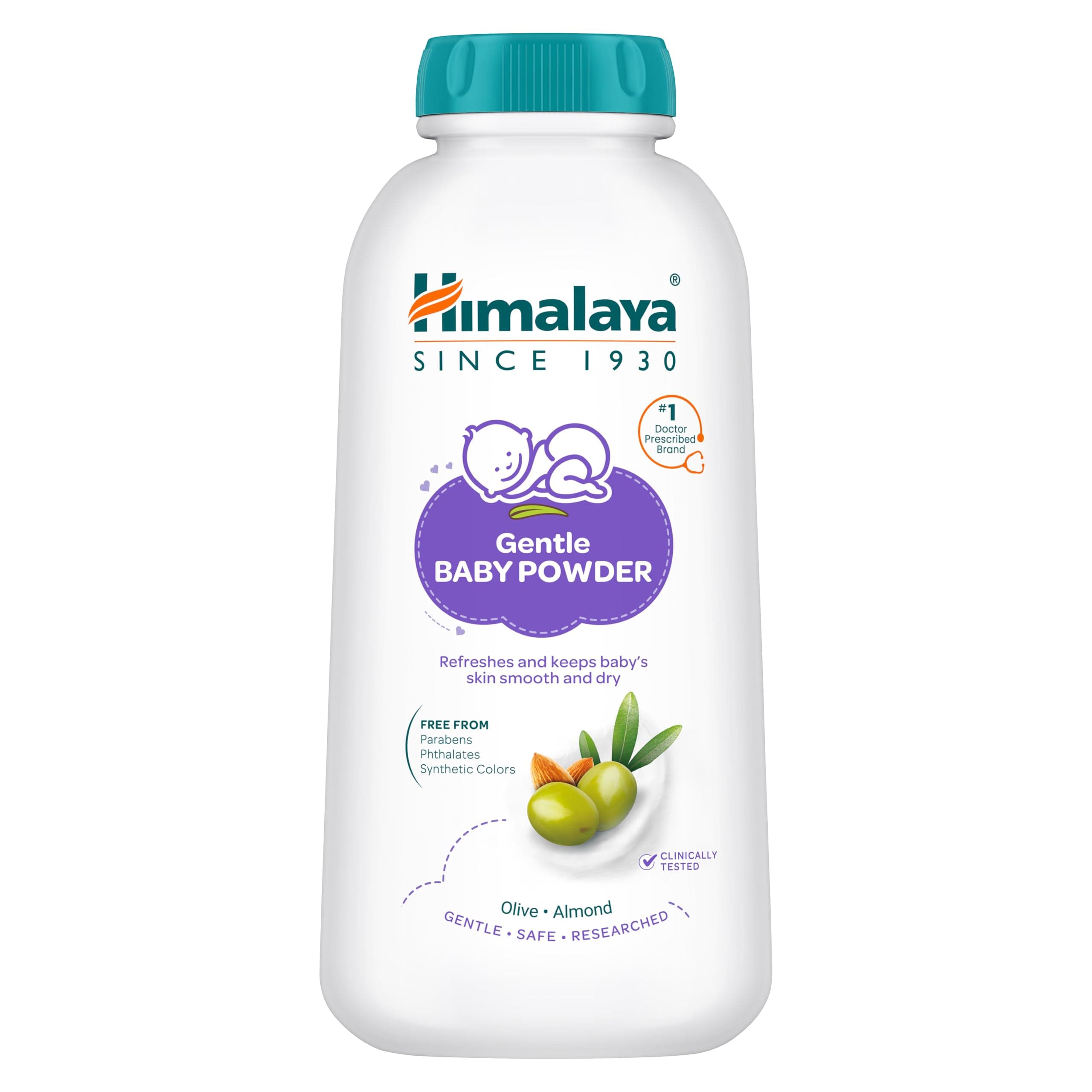 Himalaya Gentle Baby Powder 100g | No.1 Baby Powder brand | 99% NO