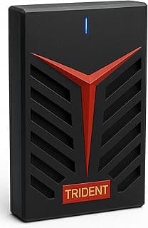 MAYUMI Trident 500 GB Hi-Speed Portable Hard Drive, Type-C and USB 3.0, 2-in-1 Mobile and PC Compatible, Heavy Duty Ultra Slim HDD (Trident, 500 GB)