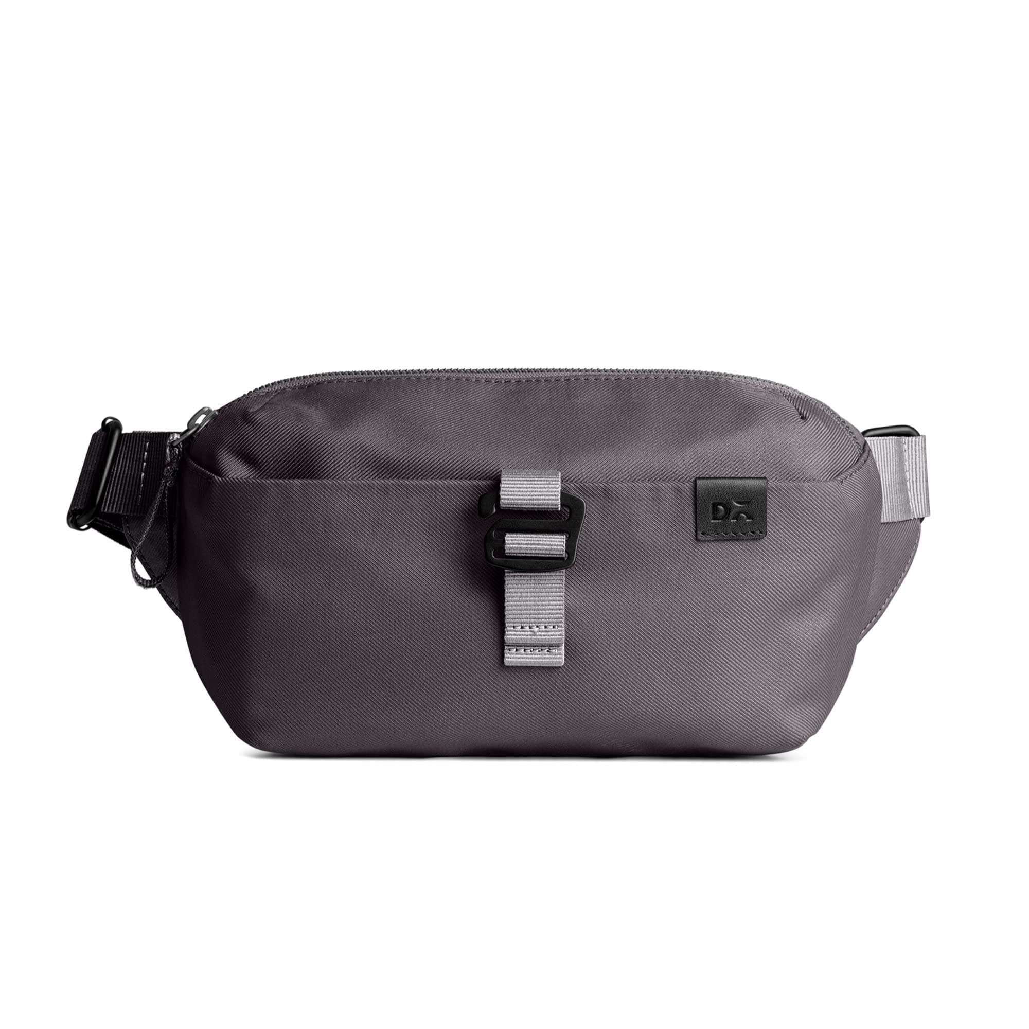 DailyObjects PET Charcoal Orbit Fanny Unisex Sling Crossbody Waist Bag I 100% Recycled | Handcrafted | Travel Pouch Bag I Stylish and Spacious | Adjustable Straps with G-Hook Closure | Made in India