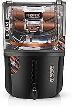 Proven Pixer Water Purifier RO + UV + UF Elegant Black with Full Transparent Front with Copper, High TDS Adjuster, Made in India, ISI Certified | 12L Tank | 12 Stage Purification | 1 Year Warranty