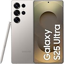 Samsung Galaxy S25 Ultra 5G AI Smartphone (Titanium Gray, 12GB RAM, 256GB Storage), 200MP Camera, S Pen Included, Long Battery Life