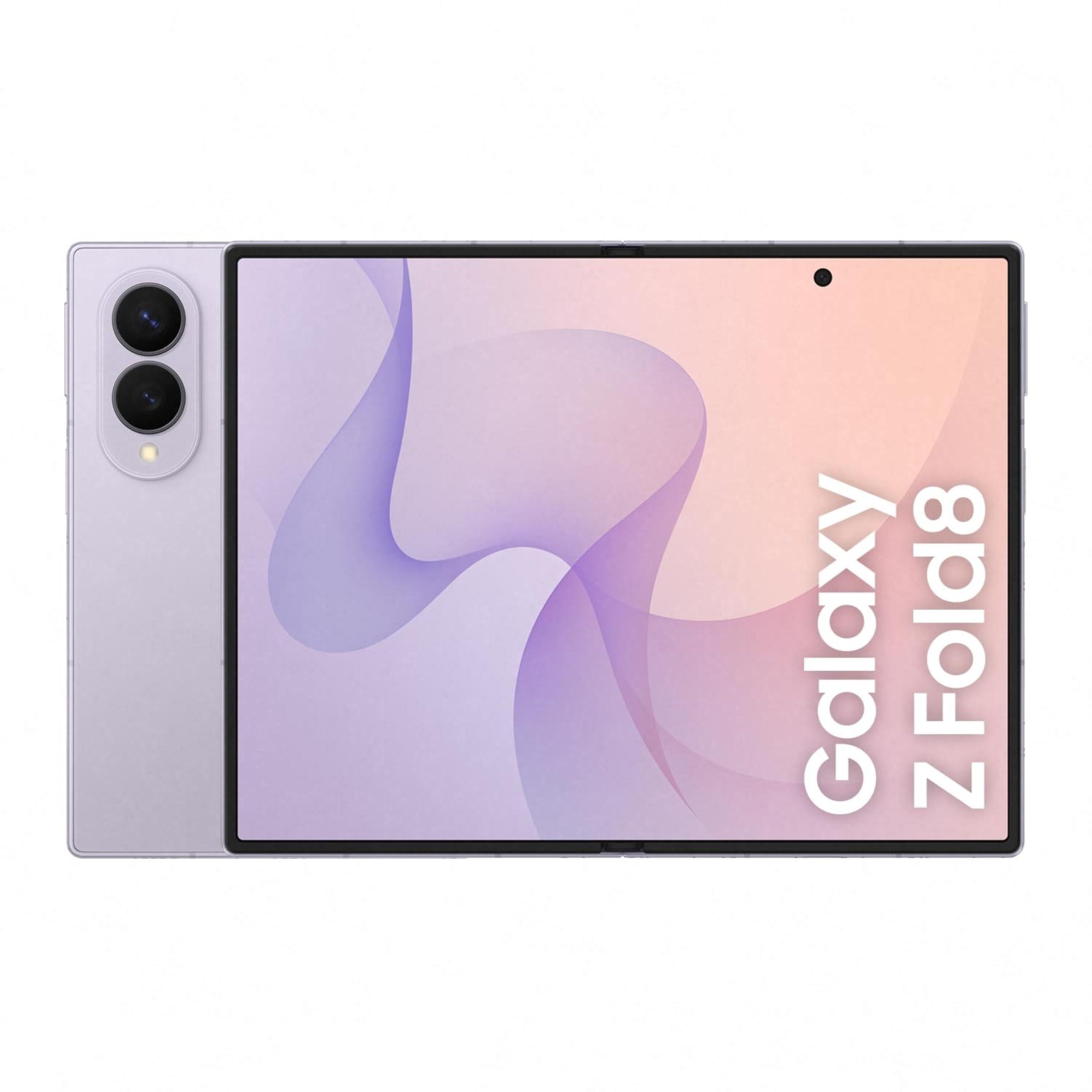Samsung Galaxy Z Fold8 5G Smartphone with Galaxy AI (Lavender, 12GB RAM, 256GB Storage), All New Shape, Content Native Ratio, 4800mAh Battery, Dual 50MP Camera, Now Nudge, Photo Assist