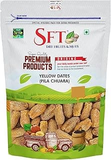 SFT Yellow Dates Dry/Sukha Khajoor (Pila Chuara) 1 Kg