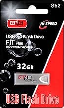 GNS World USB 3.0 Flash Drive High-Speed FIT Plus Mini Pen Drive Slim Portable USB Stick Backward Compatible USB 2.0 for Laptop Desktop Data Storage Transfer and Backup Device (32.0, GB)