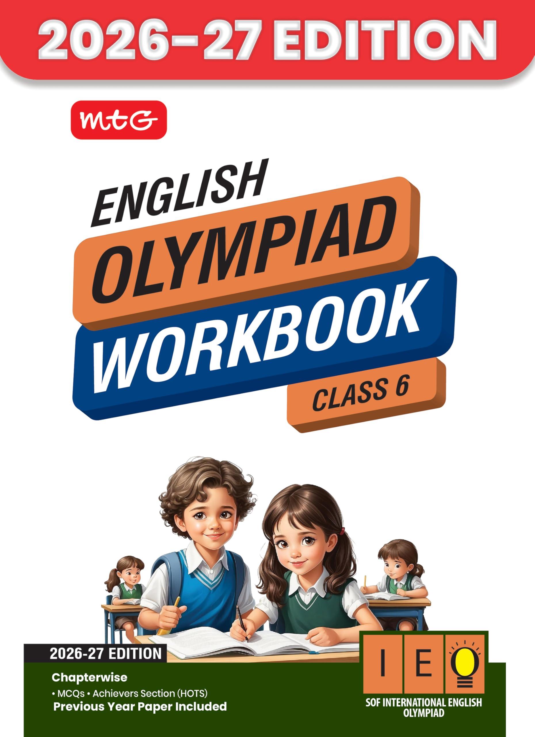 MTG International English Olympiad (IEO) Workbook Class 6 - Chapter-wise MCQs with Achievers Section - SOF Olympiad Books For 2026-27 Exam