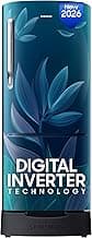 Samsung 183 L, 4 Star, Digital Inverter, Direct-Cool Single Door Refrigerator (RR20H28249U/NL, Paradise Bloom Blue, Base Stand Drawer, Single Touch Defrost, 2026 Model)
