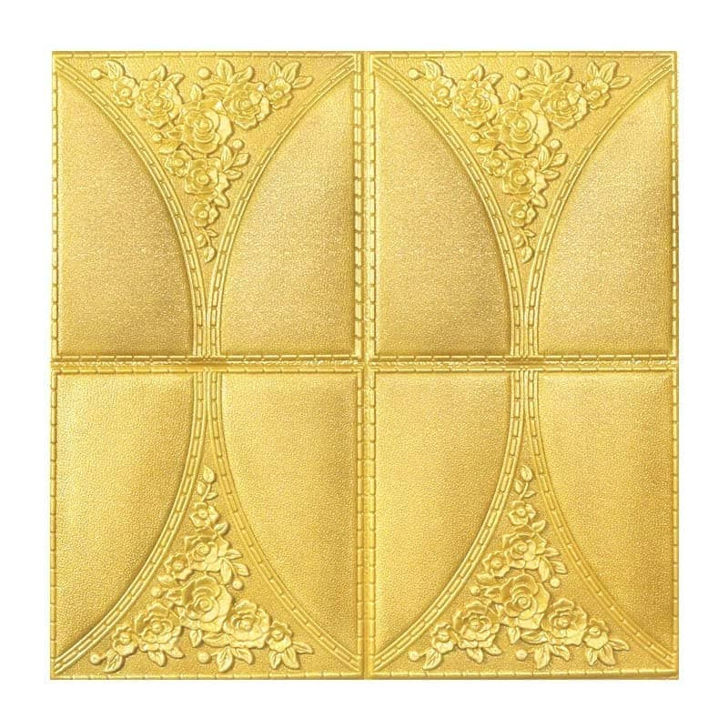 Barebeauty 3D Wall Panel Wallpaper, Self Adhesive PE Foam Brick Sticker, Waterproof Wall Covering for Home Decor, 70 x 70 cm (Pack of 4, 21.08 Sq. Ft. Approx)