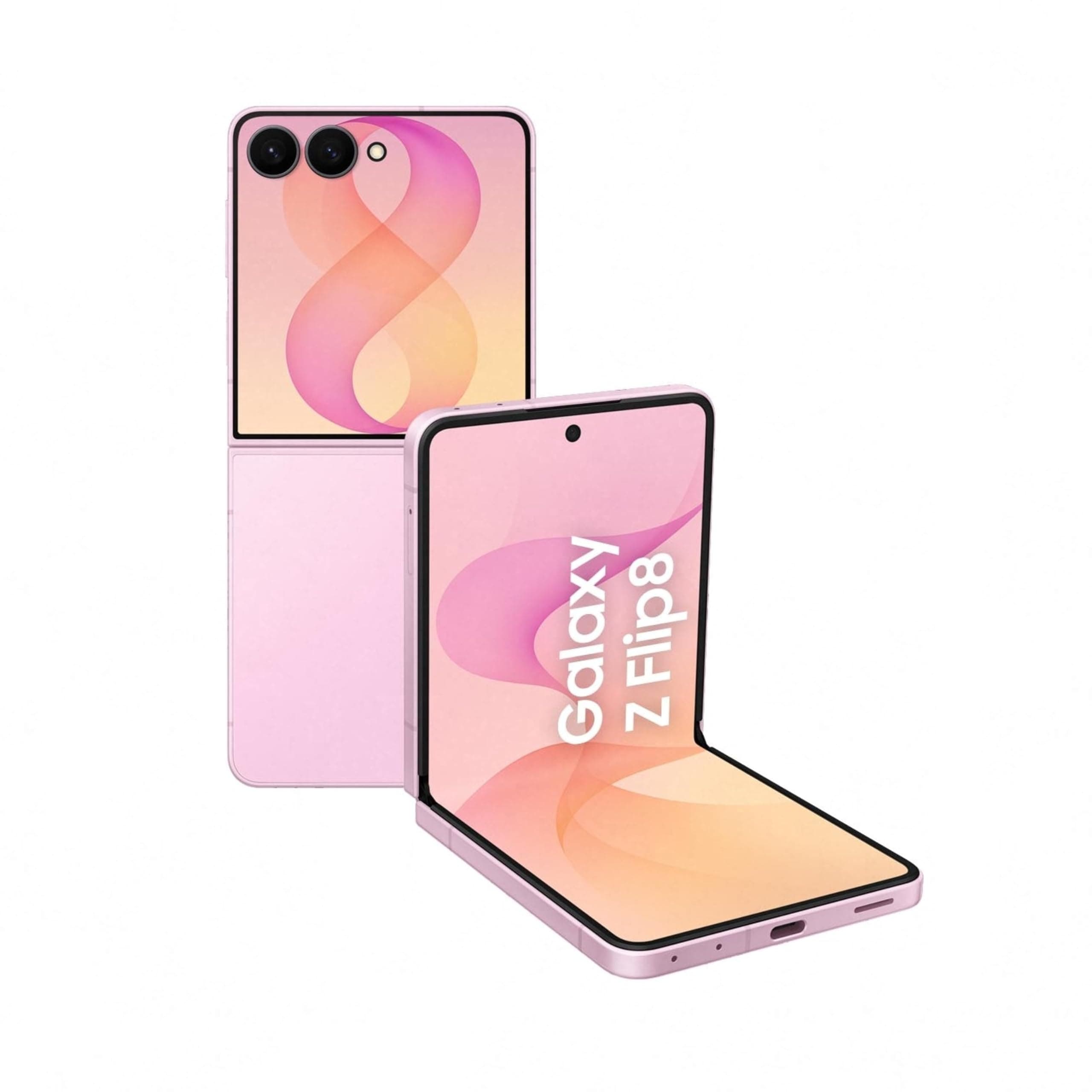 Samsung Galaxy Z Flip8 5G Smartphone with Galaxy AI (Pink, 12GB RAM, 256GB Storage), Hands Free Selfie Camera, Customizable FlexWindow, 4300mAh Battery, Now Brief, Photo Assist
