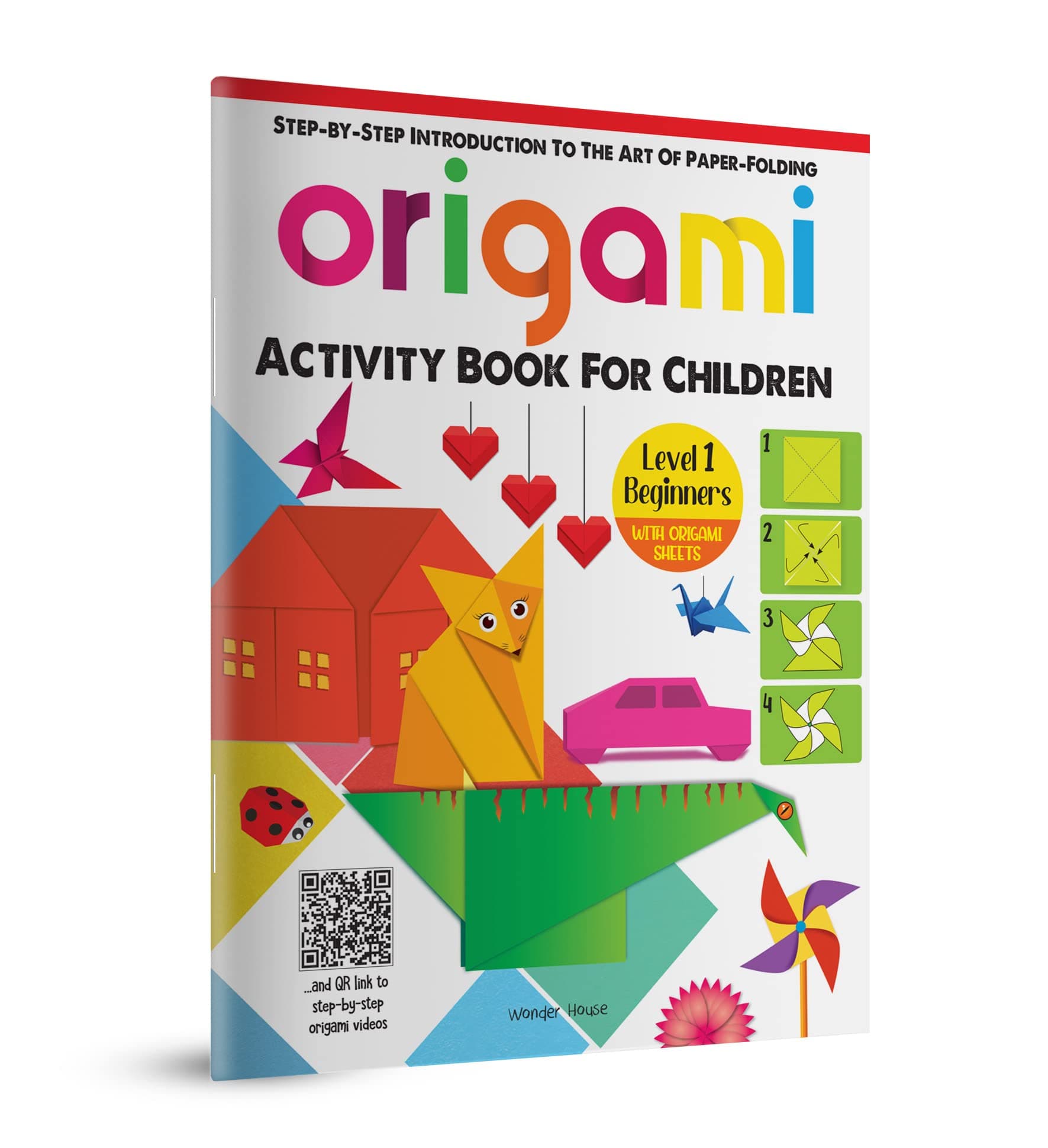 Origami | Step-By-Step Introduction To The Art Of Paper Folding Level 1 | Ages 5–9 Years | Beginners | Creativity | Kids Fine Motor Skills | Paper Folding | Premium Paperback | Latest Edition