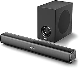 Mivi Nex 100 Sound Bar for Smart TV | 90W 2.1 Channel Home Theatre Speaker with Subwoofer | Bluetooth v5.3 | Deep Bass | Music System for Wireless | Speaker Home Theatre | Made in India