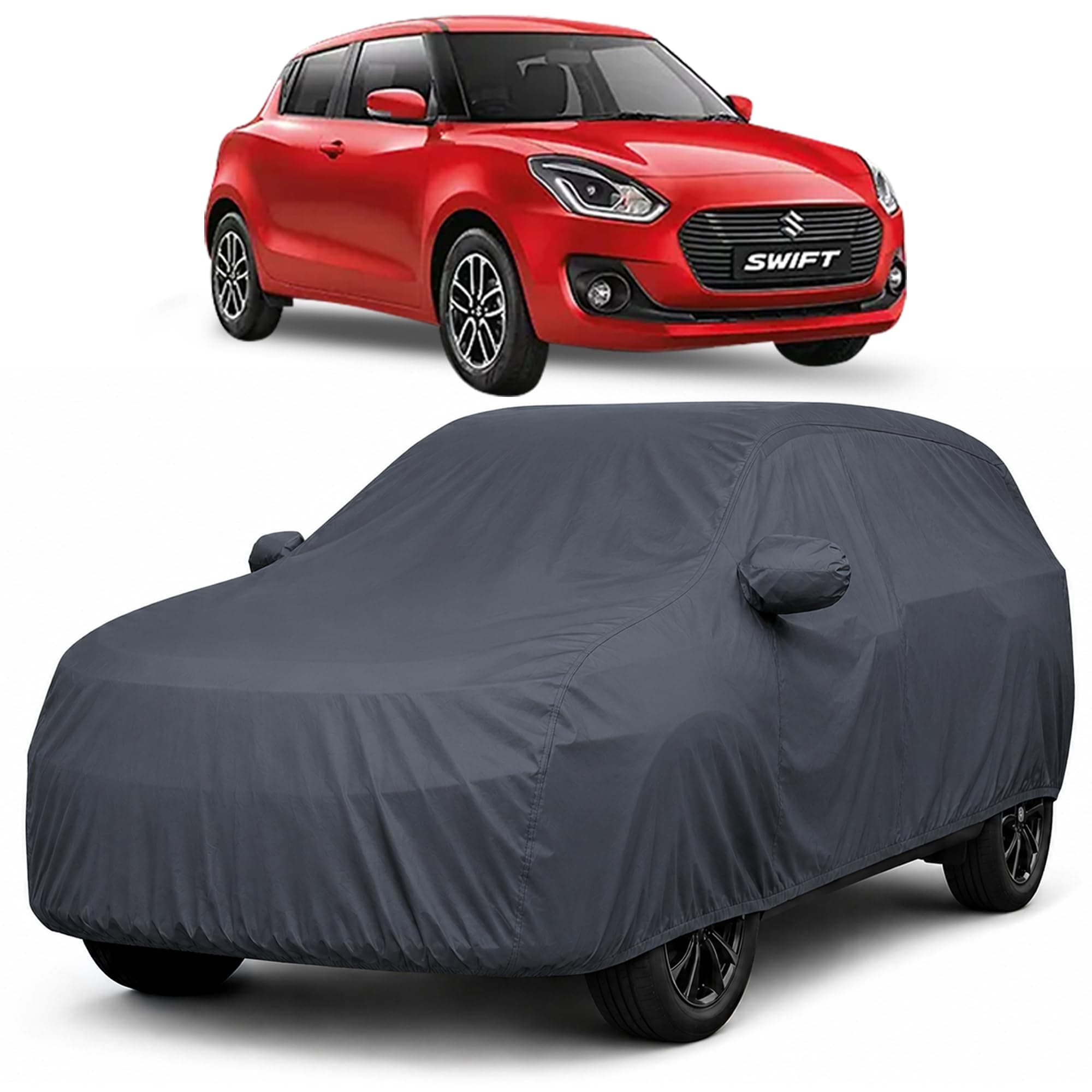 Autofact Premium Car Cover for Swift 2018-2024 | All Weather Waterproof Full Body Car Cover | Light-Weight Triple-Stitched Outdoor Shield with UV Protection, Dustproof & Heat-Resistant