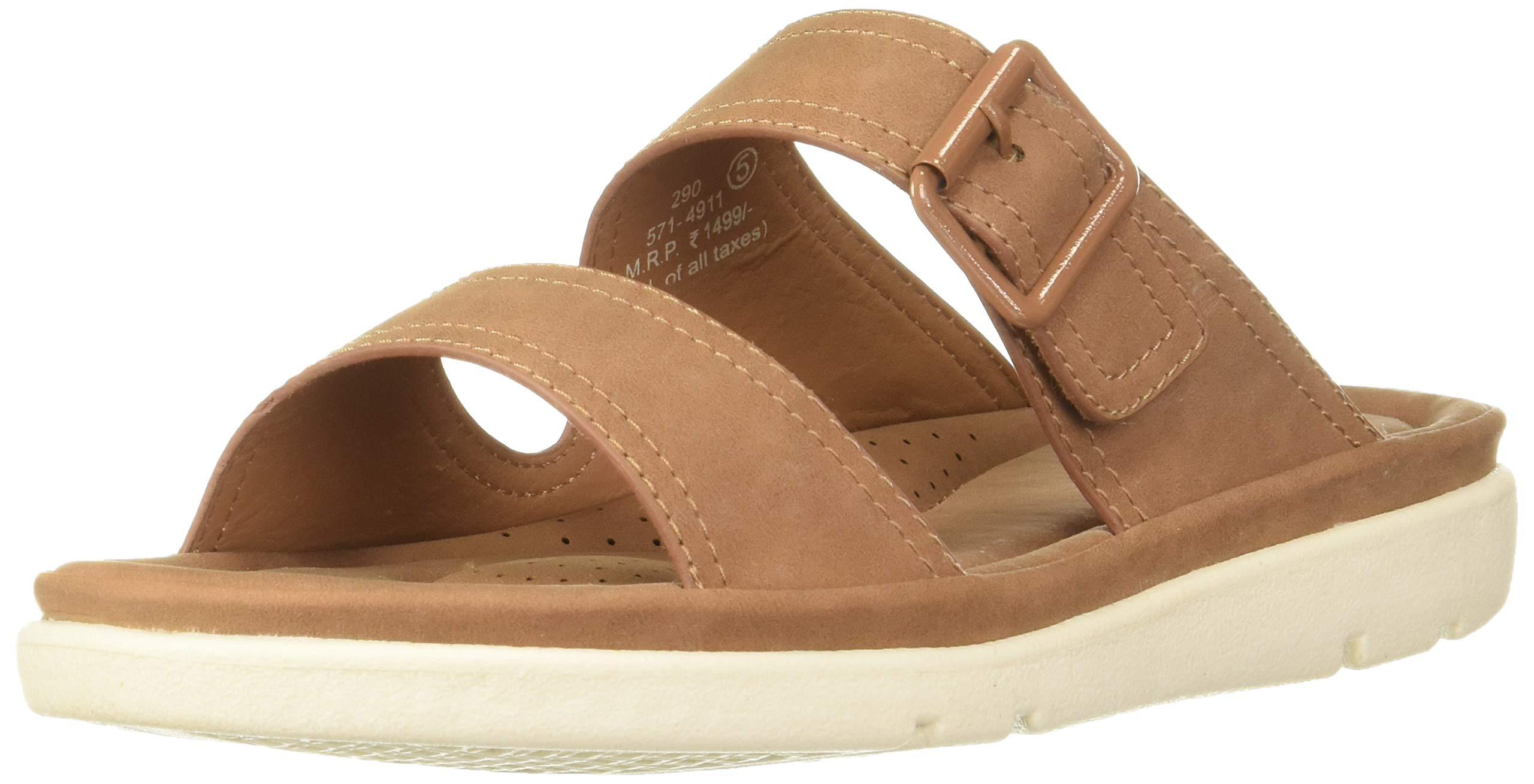 Bata Comfit Carlene Women's Brown Flat Slippers - 8 UK (5714911)