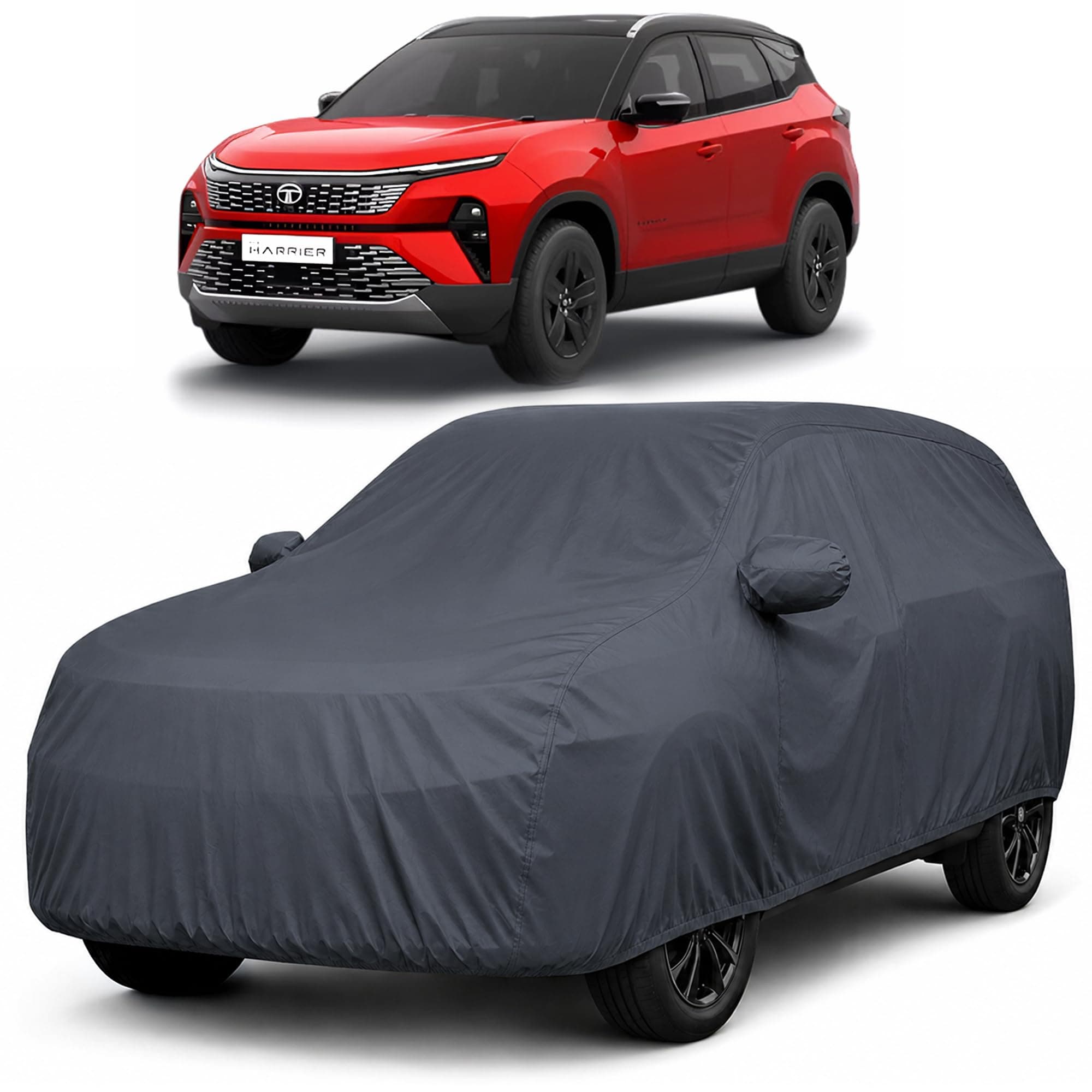 Autofact Premium Car Cover for Harrier | All Weather Waterproof Full Body Car Cover | Light-Weight Triple-Stitched Outdoor Shield with UV Protection, Dustproof & Heat-Resistant