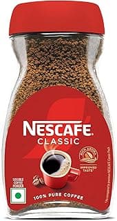 NESCAFE Classic Instant Coffee Powder | Great start to your morning | 100% Pure Coffee | 90g Jar