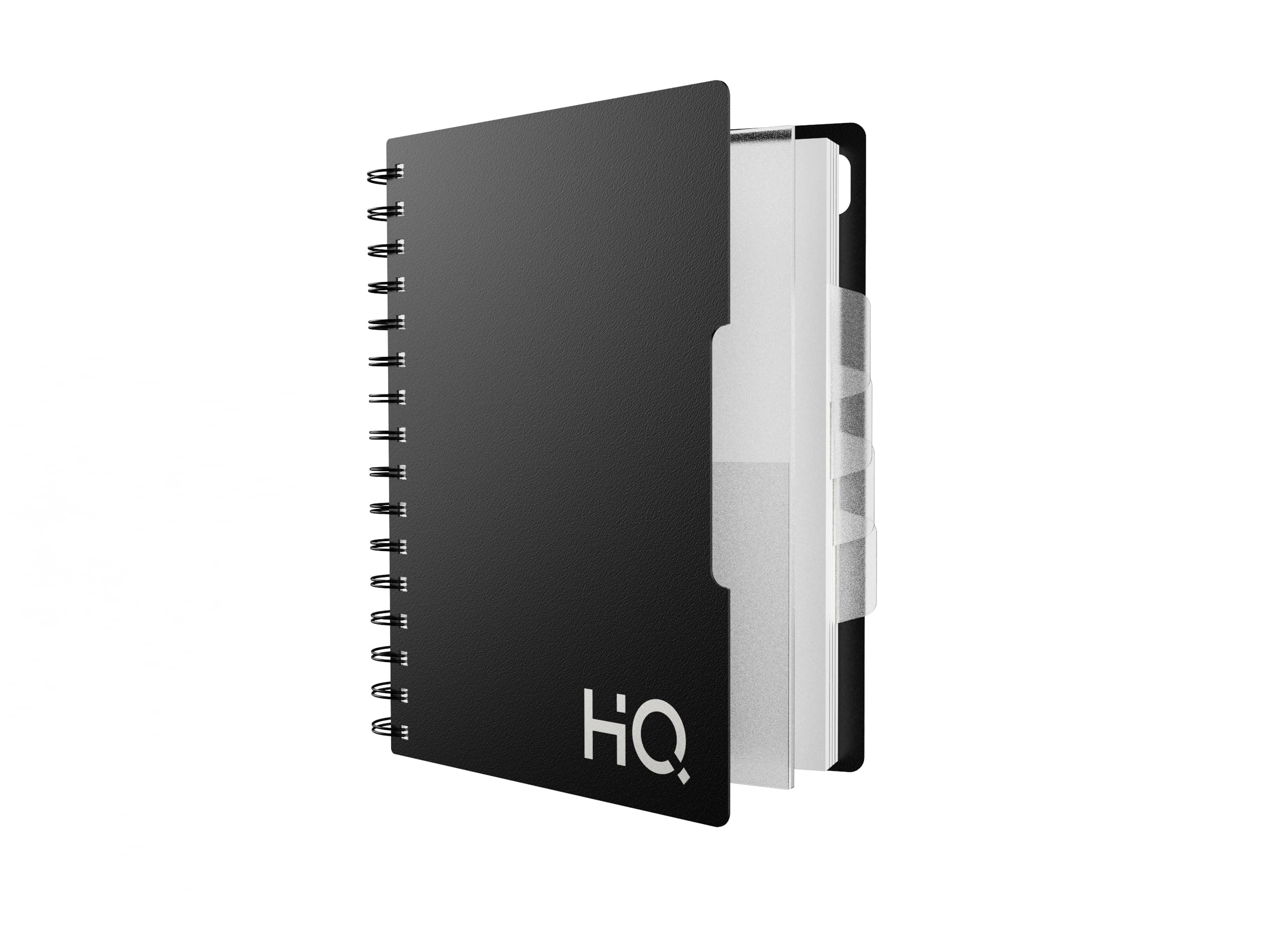 Navneet HQ | Wiro Bound |Single Subject Book |14.8x21 cm |Single Line |160 Pages |Black