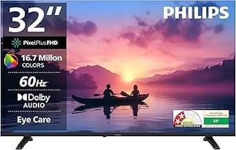 Philips 80 cm (32 inches) 6100 Series Frameless HD Smart LED Google TV 32PFT6130/94