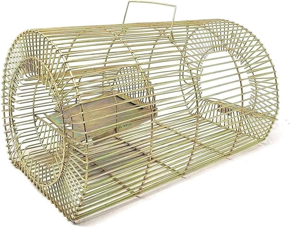 HiCare Mouse/Rat Trap for catching Small & Large Size Rats, Chuha Pinjara, Iron cage, Rat cage, Rat tra cage for use in House, Warehouses, Food Units, Hotel etc (Big Trap)