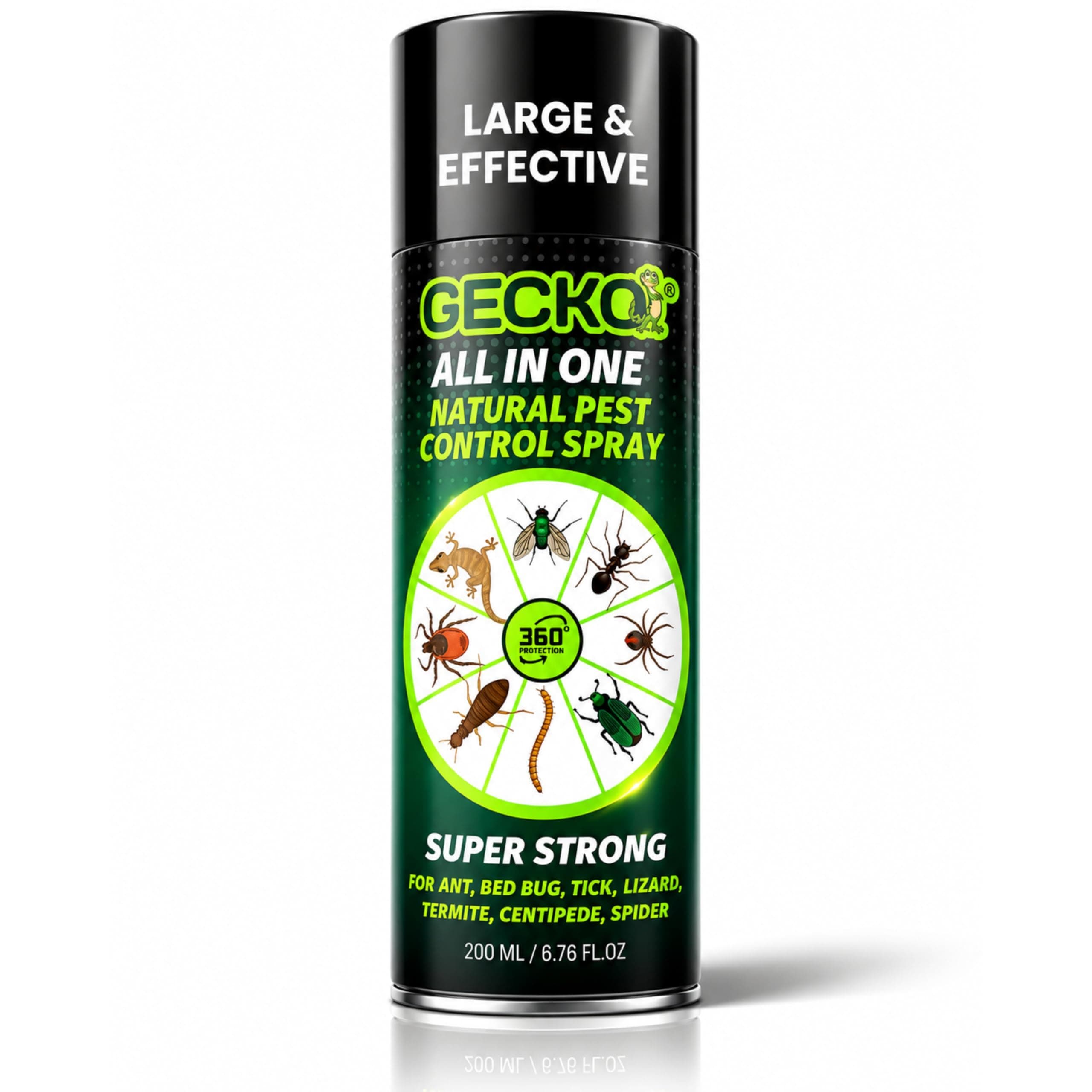 Shadow Securitronics All-in-One Insect & Rodent Repellent Spray | Effective Against Lizard, Rats, Mice, Cockroaches, Ants, Termites, Bed Bugs, Spiders, Flies & Centipedes | 200ml | Formulation 30X