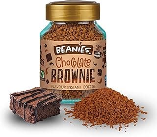 Beanies Chocolate Brownie Flavoured Instant Coffee | 50g | Freeze Dried Coffee with Rich Chocolate Brownie