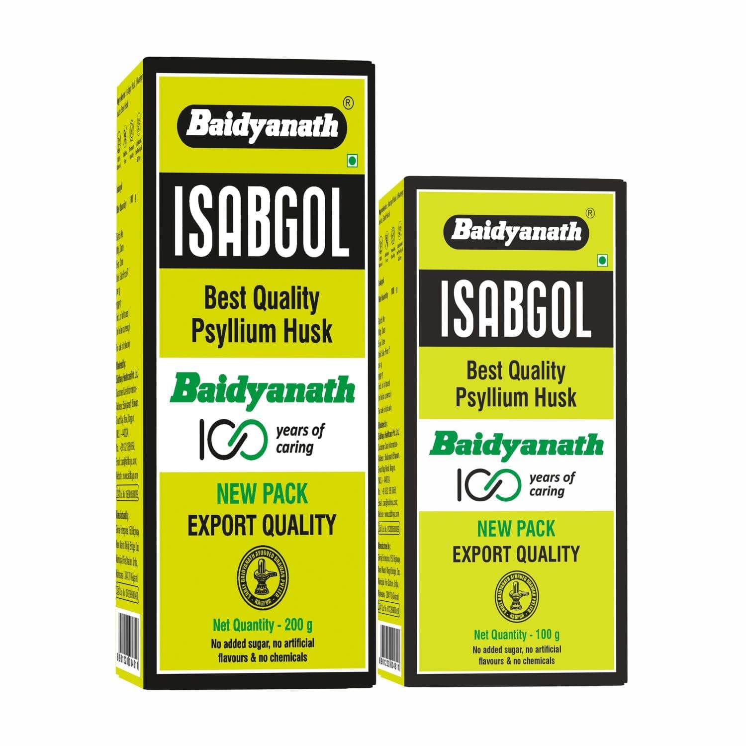 Baidyanath Asli Ayurved Isabgol (Psyllium Husk Powder) 200 g + 100 g Combo | Natural Source of Dietary Fiber | Supports Digestive Health | No Added Sugar